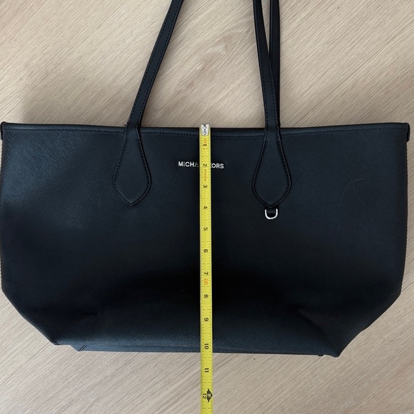 Michael Kors Black Tote with Pouch - Picture 11 of 14